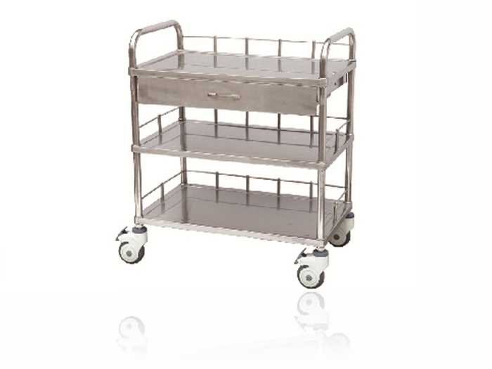 LK/B6 不锈钢三层治疗车